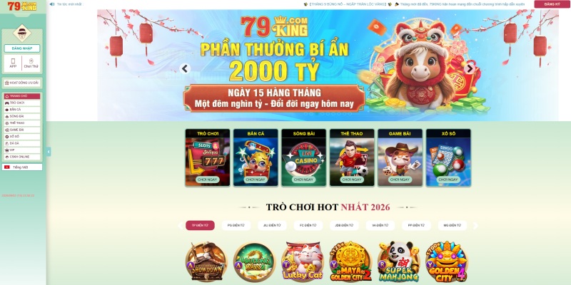 Tổng quan cơ bản về cổng game 79King Tổng quan cơ bản về cổng game 79King