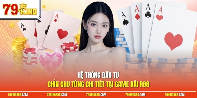 Hệ thống đầu tư chỉn chu từng chi tiết tại game bài R88