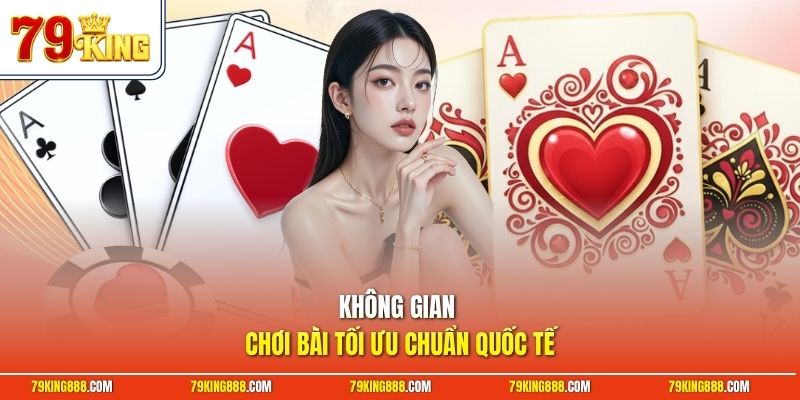 Không gian chơi bài tối ưu chuẩn quốc tế